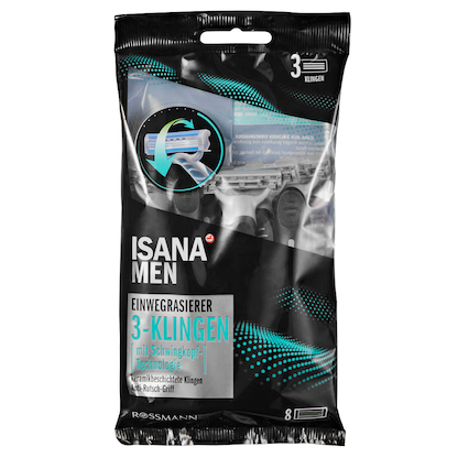 Artikelbild 5 für ISANA MEN Einwegrasierer 8 St., Artikelnummer 456651