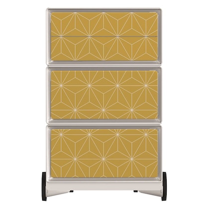 Artikelbild 3 für PAPERFLOW easyBox Vintage Rollcontainer weiß, bunt 60779 4 Auszüge 39,0 x 43,6 x 64,2 cm, Artikelnummer 215446