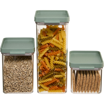 Artikelbild für MEPAL Vorratsdosen-Set Omnia grün 0,7/1,1/2,0 l, 1 Set, Artikelnummer 435337