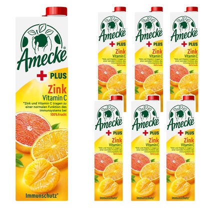 Artikelbild für Amecke + Zink Fruchtsaftkonzentrat 6x 1,0 l, Artikelnummer 532756