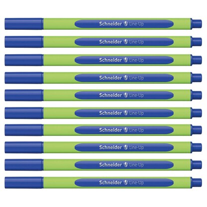 Artikelbild für Schneider Line-Up Fineliner blau 0,4 mm, 10 St., Artikelnummer 326381