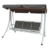 Artikelbild 1 für Garden Pleasure Hollywoodschaukel ANNA grau Stahl, Artikelnummer 673994