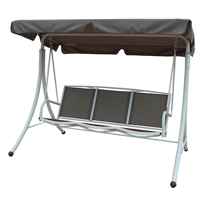 Artikelbild für Garden Pleasure Hollywoodschaukel ANNA grau Stahl, Artikelnummer 673994