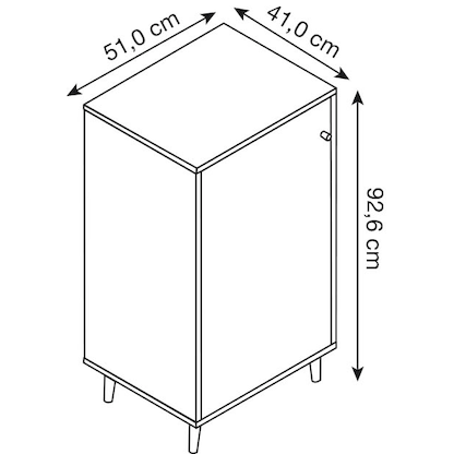 Artikelbild 3 für MÖBELPARTNER Regalschrank 500, 701808 weiß 151,05 x 41,0 x 168,7 cm, 1 St., Artikelnummer 824132