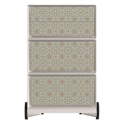 Artikelbild 3 für PAPERFLOW easyBox Vintage Rollcontainer weiß, bunt 60795 4 Auszüge 39,0 x 43,6 x 64,2 cm, Artikelnummer 215422