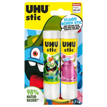 Artikelbild 3 für UHU MONSTER Klebestifte 21,0 g, 2 St., Artikelnummer 312669