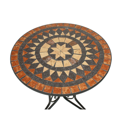 Artikelbild 5 für Garden Pleasure Sitzgruppe PULAR, schwarz Keramik, Metall, 3-teilig, Artikelnummer 310379