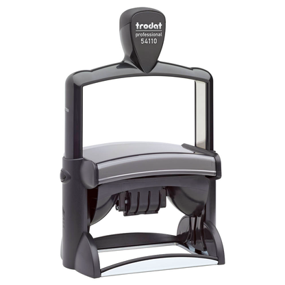 Artikelbild 2 für trodat Datumstempel mit Text individualisierbar 54110 selbstfärbend schwarz Logo möglich, 1 St. - Direkt online personalisieren, Artikelnummer 640621