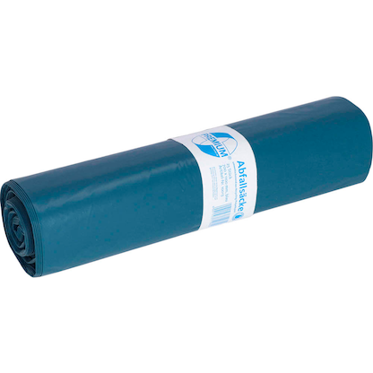 Artikelbild 2 für DEISS Schwerlastsäcke PREMIUM® Typ 70 120,0 l blau 53 µm, 25 St., Artikelnummer 277649