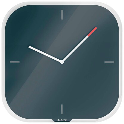 Artikelbild für LEITZ Wanduhr Cosy grau Sicherheitsglas 30,0 x 30,0 cm, Artikelnummer 424372