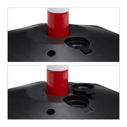 Artikelbild 5 für relaxdays Absperrpfosten weiß/rot, 1 St., Artikelnummer 474062