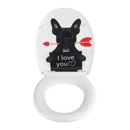 Artikelbild 2 für WENKO WC-Sitz mit Absenkautomatik Guilty Dog weiß, 1 St., Artikelnummer 666187