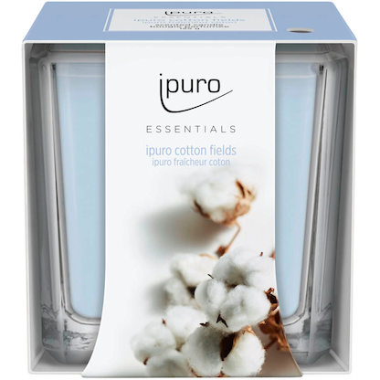 Artikelbild für ipuro Duftkerze Cotton Fields hellblau Cotton Fields, 1 St., Artikelnummer 937223