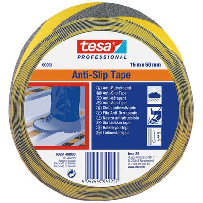 Artikelbild 2 für tesa Anti-Rutsch-Band gelb, schwarz 50,0 mm x 15,0 m, Artikelnummer 429072