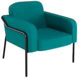 Artikelbild 1 für medso powered by PAPERFLOW Sessel MEDSO L Rund blau schwarz Stoff 75,0 x 74,3 x 73,6 cm, 1 St., Artikelnummer 522559