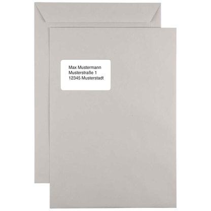 Artikelbild für kaenguruh the world of paper Versandtaschen DIN C4 mit Fenster grau 250 St., Artikelnummer 736179