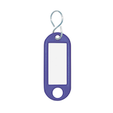 Artikelbild 1 für WEDO Schlüsselanhänger blau, 10 St., Artikelnummer 577181