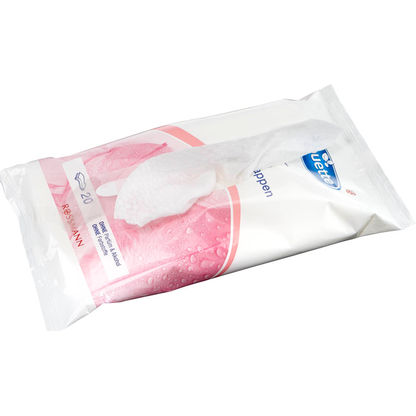 Artikelbild 3 für alouette Feuchttücher Waschlappen 1-lagig weiß, 20 Tücher, Artikelnummer 212924