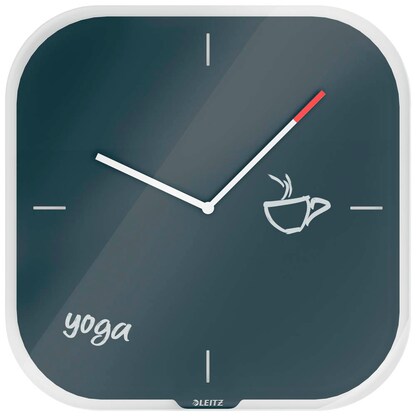 Artikelbild 2 für LEITZ Wanduhr Cosy grau Sicherheitsglas 30,0 x 30,0 cm, Artikelnummer 424372