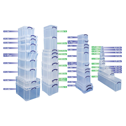 Artikelbild 2 für Really Useful Box Aufbewahrungsbox 9,0 l transparent 39,5 x 25,5 x 15,5 cm, 1 St., Artikelnummer 253856