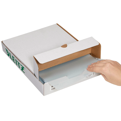 Artikelbild 11 für LEITZ Sichthüllen Premium 4100 DIN A4 glasklar glatt 0,15 mm, 100 St., Artikelnummer 578682