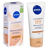 Artikelbild 1 für NIVEA BB MITTEL BIS DUNKEL 5IN1 24h FEUCHTIGKEIT LSF 15 Gesichtscreme 50,0 ml, Artikelnummer 578353