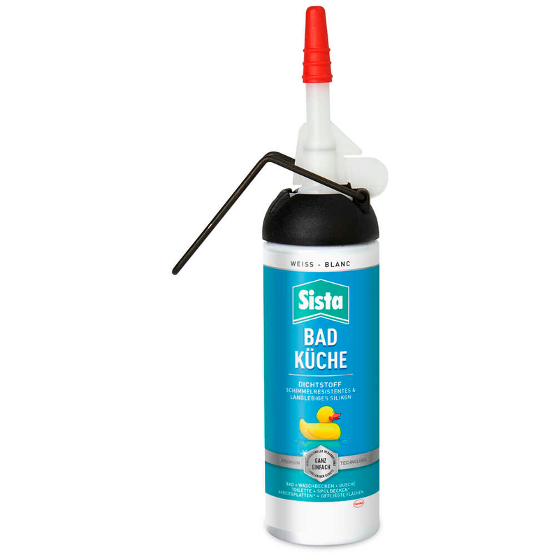 Sista Dichtstoff Bad & Küche Silikon weiß 100,0 ml