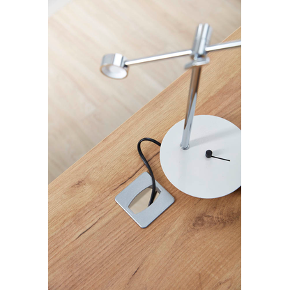 Artikelbild 7 für GERMANIA Lioni Schreibtisch weiß, eiche rechteckig, O-Fuß-Gestell weiß 158,0 x 79,0 cm, Artikelnummer 501294