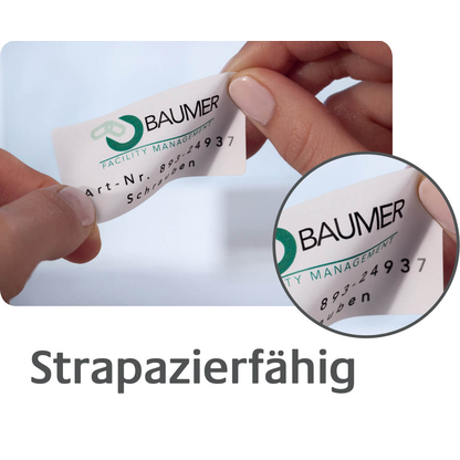 Artikelbild 6 für AVERY Zweckform Sicherheitsetiketten L6113-20 weiß 45,7 x 21,2 mm, 20 Blatt, Artikelnummer 896902