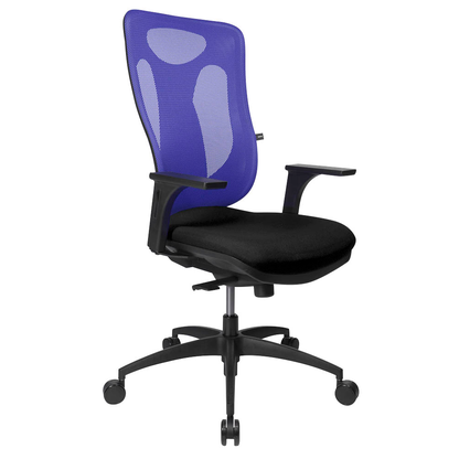 Artikelbild 6 für Topstar Bürostuhl Net Pro 100, NN100 T208 Stoff blau, Gestell schwarz, Artikelnummer 255765