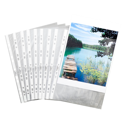 Artikelbild für DURABLE Prospekthüllen DIN A4 transparent genarbt 0,045 mm, 100 St., Artikelnummer 238832