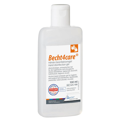 Artikelbild für Becht4care® Händedesinfektionsgel 100 ml, Artikelnummer 155137