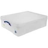 Artikelbild 1 für Really Useful Box Aufbewahrungsbox 70,0 l transparent 81,0 x 62,0 x 22,5 cm, 1 St., Artikelnummer 156323