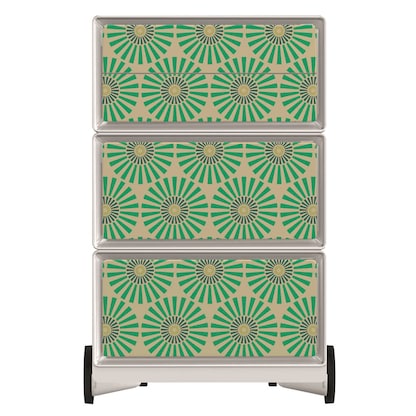 Artikelbild 3 für PAPERFLOW easyBox Vintage Rollcontainer weiß, bunt 60811 4 Auszüge 39,0 x 43,6 x 64,2 cm, Artikelnummer 215568