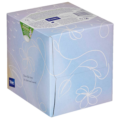 Artikelbild 2 für Tempo Taschentücherbox Original 4-lagig weiß, 60 Tücher, Artikelnummer 528657
