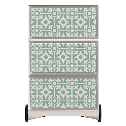 Artikelbild 3 für PAPERFLOW easyBox Vintage Rollcontainer weiß, bunt 60843 4 Auszüge 39,0 x 43,6 x 64,2 cm, Artikelnummer 214469