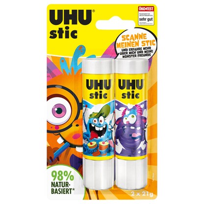 Artikelbild 4 für UHU MONSTER Klebestifte 21,0 g, 2 St., Artikelnummer 312669