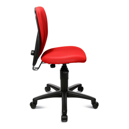 Artikelbild 4 für Topstar Kinderdrehstuhl High S'cool®, 70570BB20 Stoff rot, Gestell schwarz, Artikelnummer 164850
