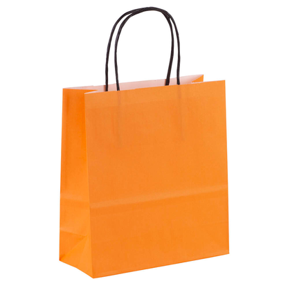 Artikelbild für VP Papier-Tragetaschen Toptwist orange 19,0 x 21,0 cm, 50 St., Artikelnummer 910416