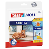 Artikelbild 1 für tesa tesamoll® P-Profil Fenster-Dichtungsband weiß 9,0 mm x 10,0 m 1 St., Artikelnummer 559231
