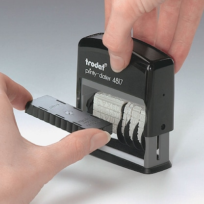 Artikelbild 7 für trodat Datumstempel mit Text printy dater 4817 selbstfärbend schwarz ohne Logo, 1 St., Artikelnummer 241364
