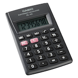 Artikelbild 1 für CASIO HL-4A Taschenrechner schwarz, Artikelnummer 550293