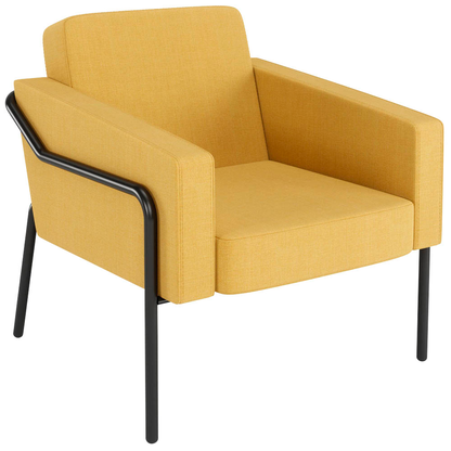 Artikelbild für medso powered by PAPERFLOW Sessel MEDSO L gelb schwarz Stoff 75,0 x 74,3 x 73,6 cm, 1 St., Artikelnummer 522601