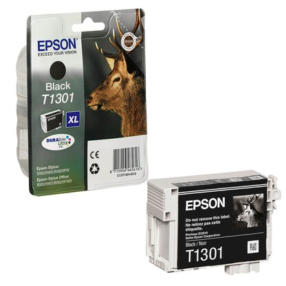 Artikelbild für EPSON T1301 XL (Hirsch) schwarz Druckerpatrone, Artikelnummer 546077