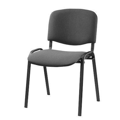 Artikelbild 3 für Nowy Styl Besucherstühle Iso ISO BLACK 1.3 C38 anthrazit Stoff, 4 St., Artikelnummer 104481