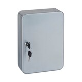 Artikelbild 1 für relaxdays Schlüsselkasten grau mit 48 Haken, Zylinderschloss, 18,0 x 7,5 x 25,0 cm, 1 St., Artikelnummer 450876