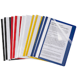 Artikelbild 1 für Schnellhefter Kunststoff farbsortiert DIN A5, 10 St., Artikelnummer 253129