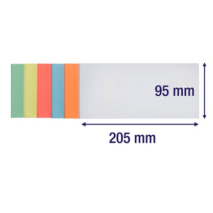 Artikelbild 2 für FRANKEN Moderationskarten farbsortiert 9,5 x 20,5 cm, 250 Blatt, Artikelnummer 538400