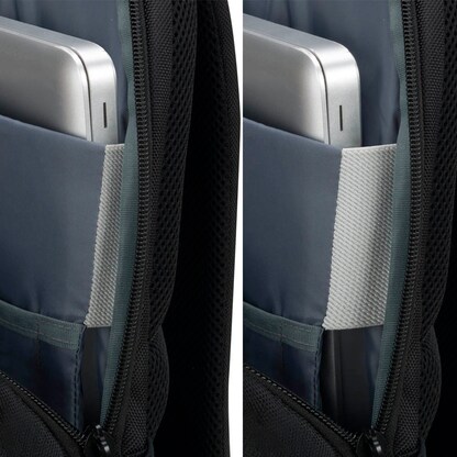 Artikelbild 11 für DICOTA Laptop-Rucksack SEEKER II Kunstfaser schwarz, rot 23,5 l bis 40,6 cm (16 Zoll), Artikelnummer 611219