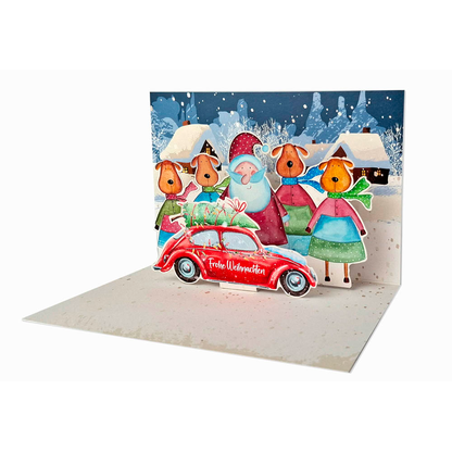 Artikelbild 2 für LUMA Weihnachtskarte Frohe Weihnachten LU POPUP 05 bunt, 1 St., Artikelnummer 716157
